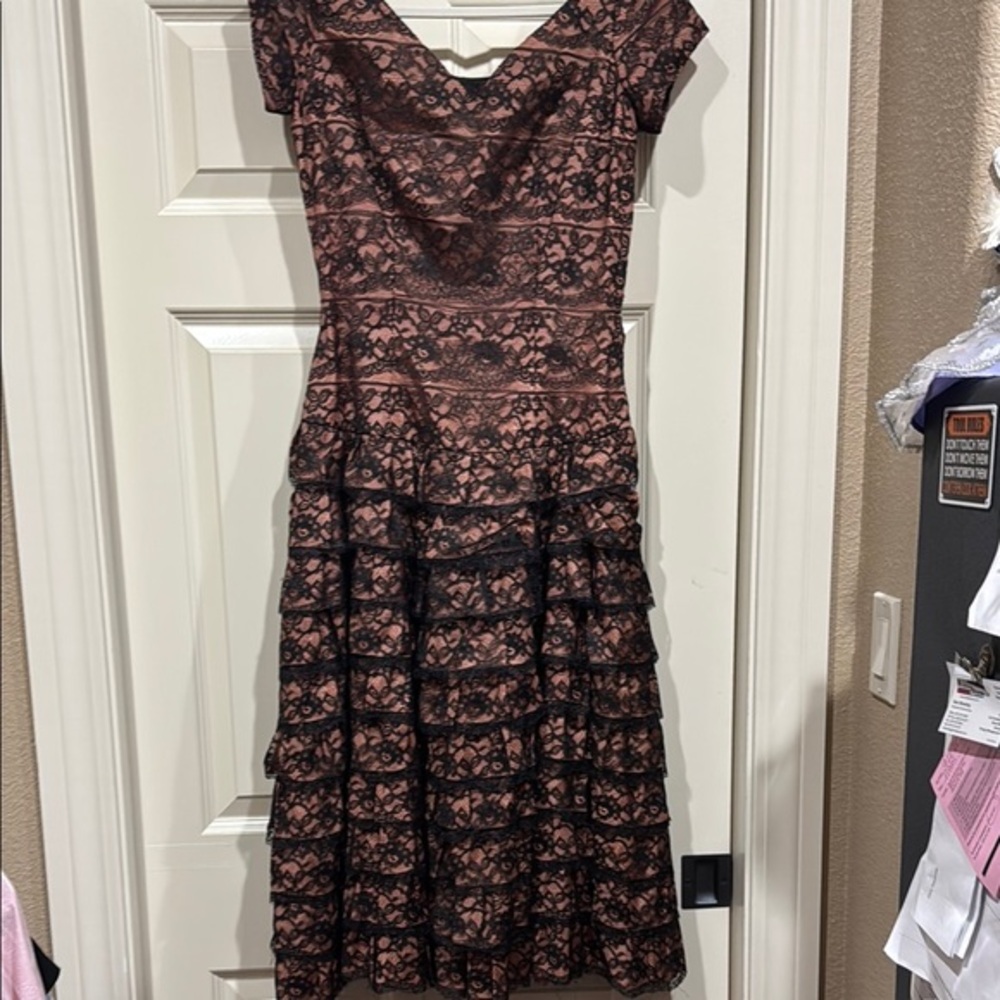 Vintage 1950’s era Elegant Black Lace Dress